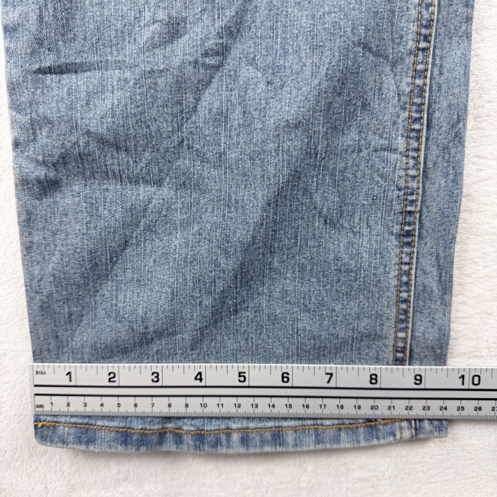 Y2K Announcements Maternity Embellished Bug Embroidered Jeans XL 16/18 - Picture 7 of 8
